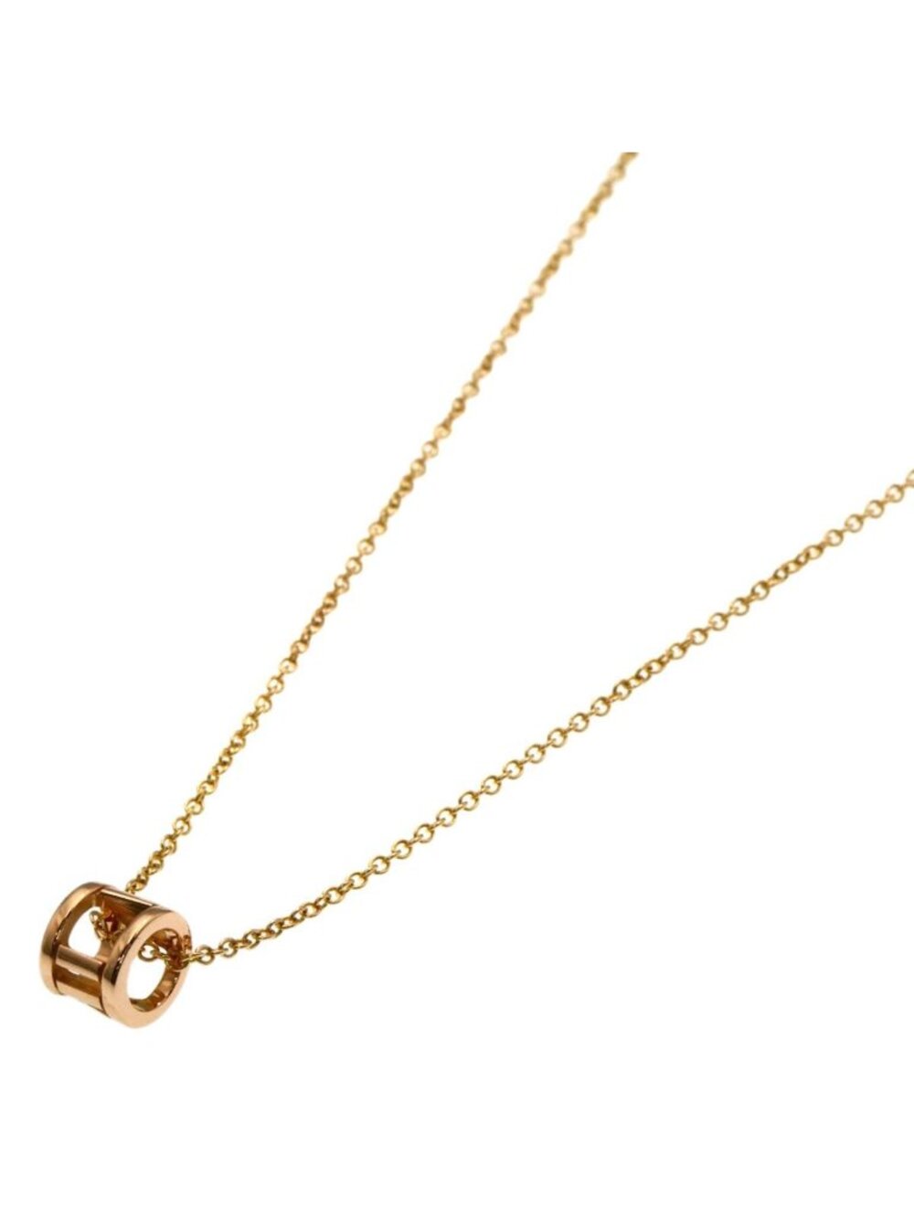 Tiffany & Co Atlas Open Mini Necklace 18k Pink Gold